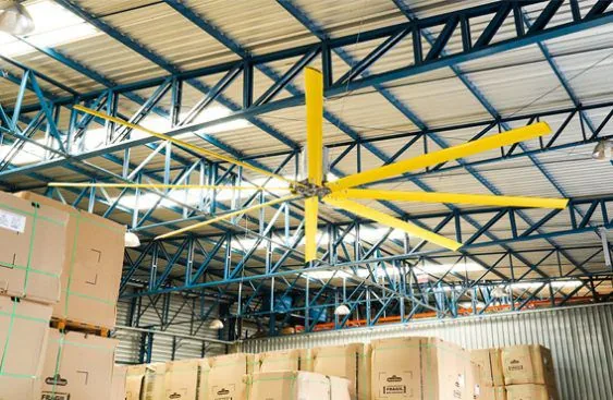Aplicação de Ventilador HVLS 3000
