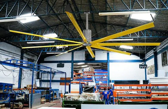 Aplicação de Ventilador HVLS 7000