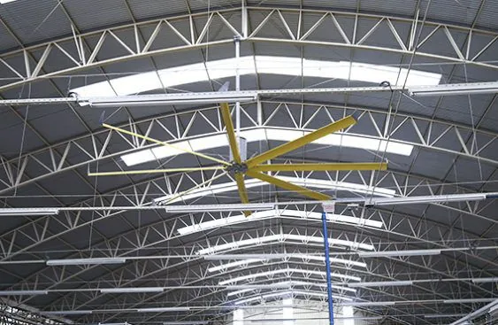 Aplicação de Ventilador HVLS 7000